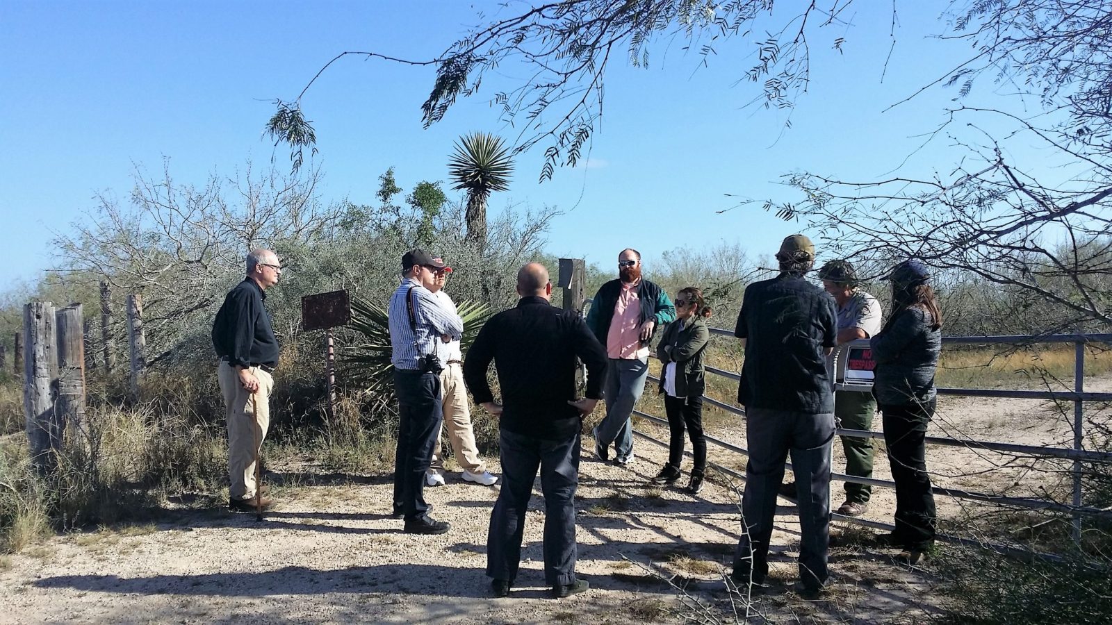 Discussion with project stakeholders on Palmito Ranch battlefield site Discussion with project stakeholders on Palmito Ranch battlefield site